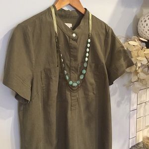 JCrew Hunter Green Dress